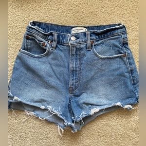 size 2, abercrombie high rise shorts